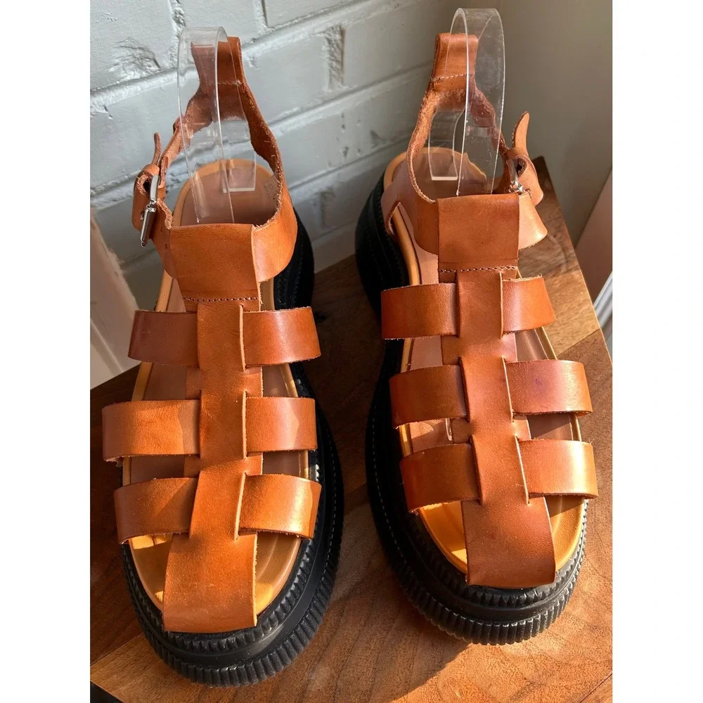 Ganni creeper grid